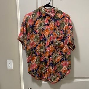 Vintage Floral Blouse SZ Small